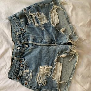 Levi’s Blue Jean Shorts